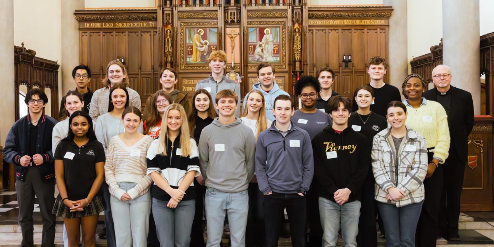 This years recipents of the Archbishop John L. May Service Award