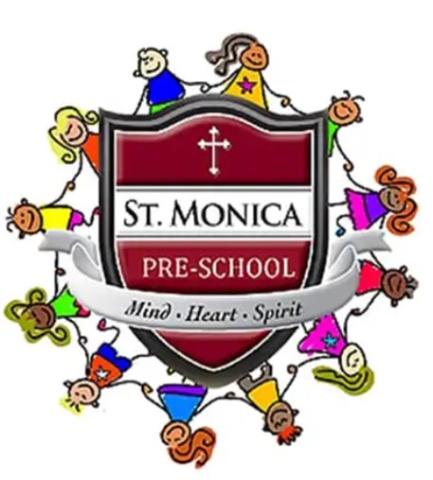 St Monica preschool logo