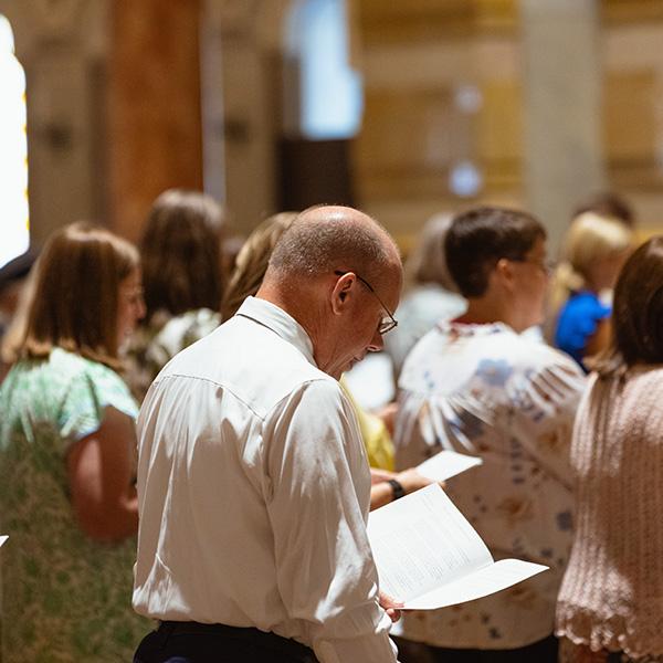 Leaders of education in our archdiocese gathered together for the commissioning mass. 