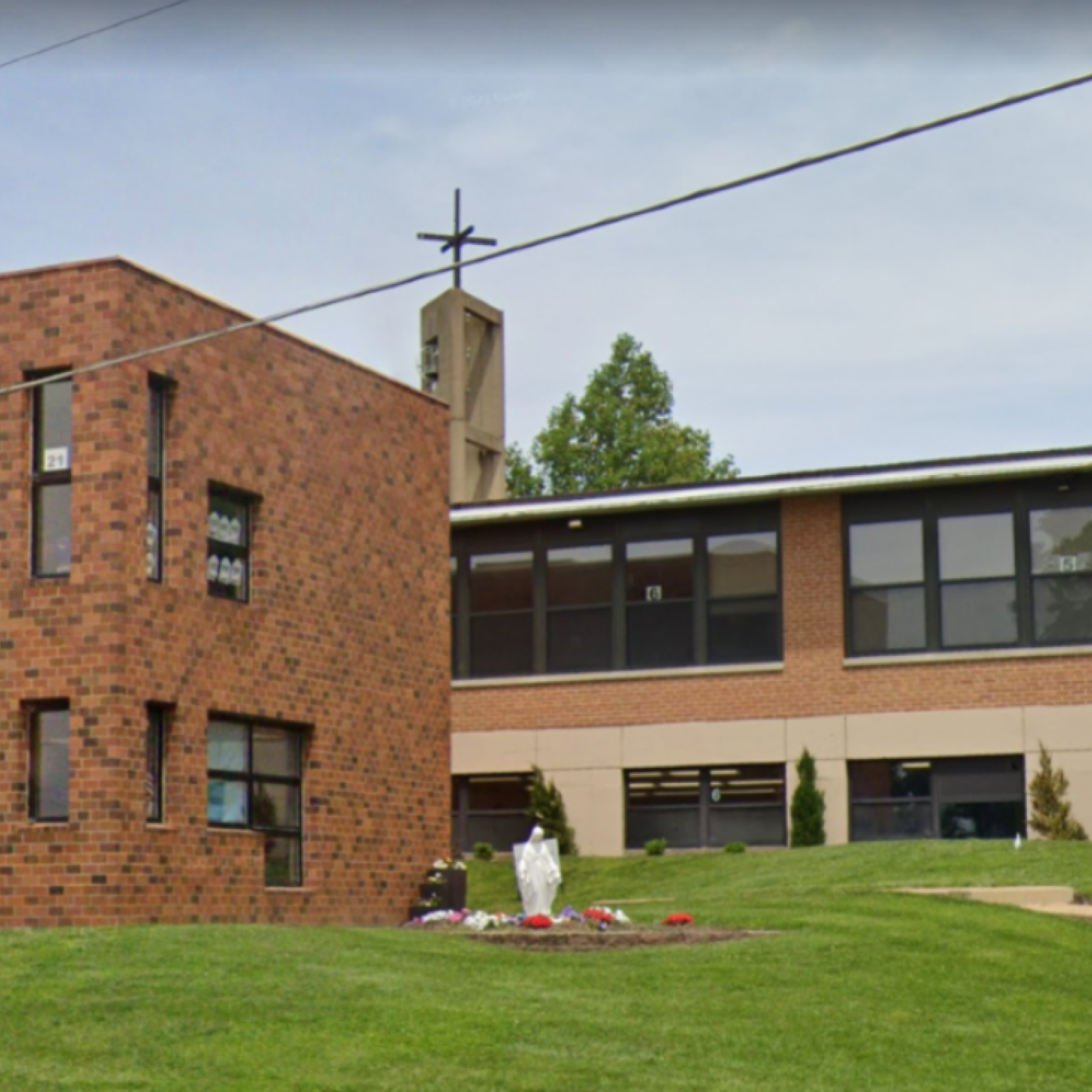 Exterior of the school