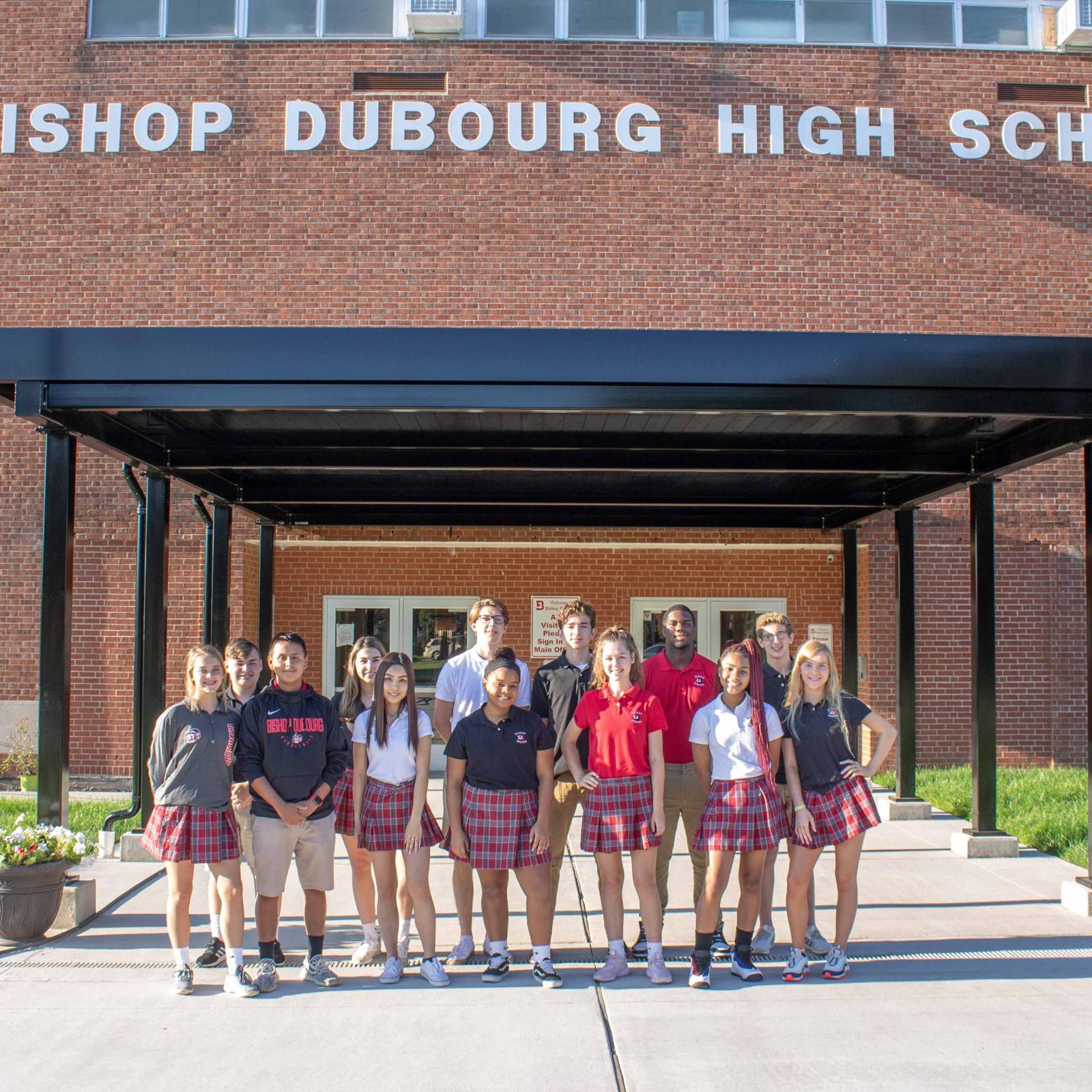 Exterior of the school