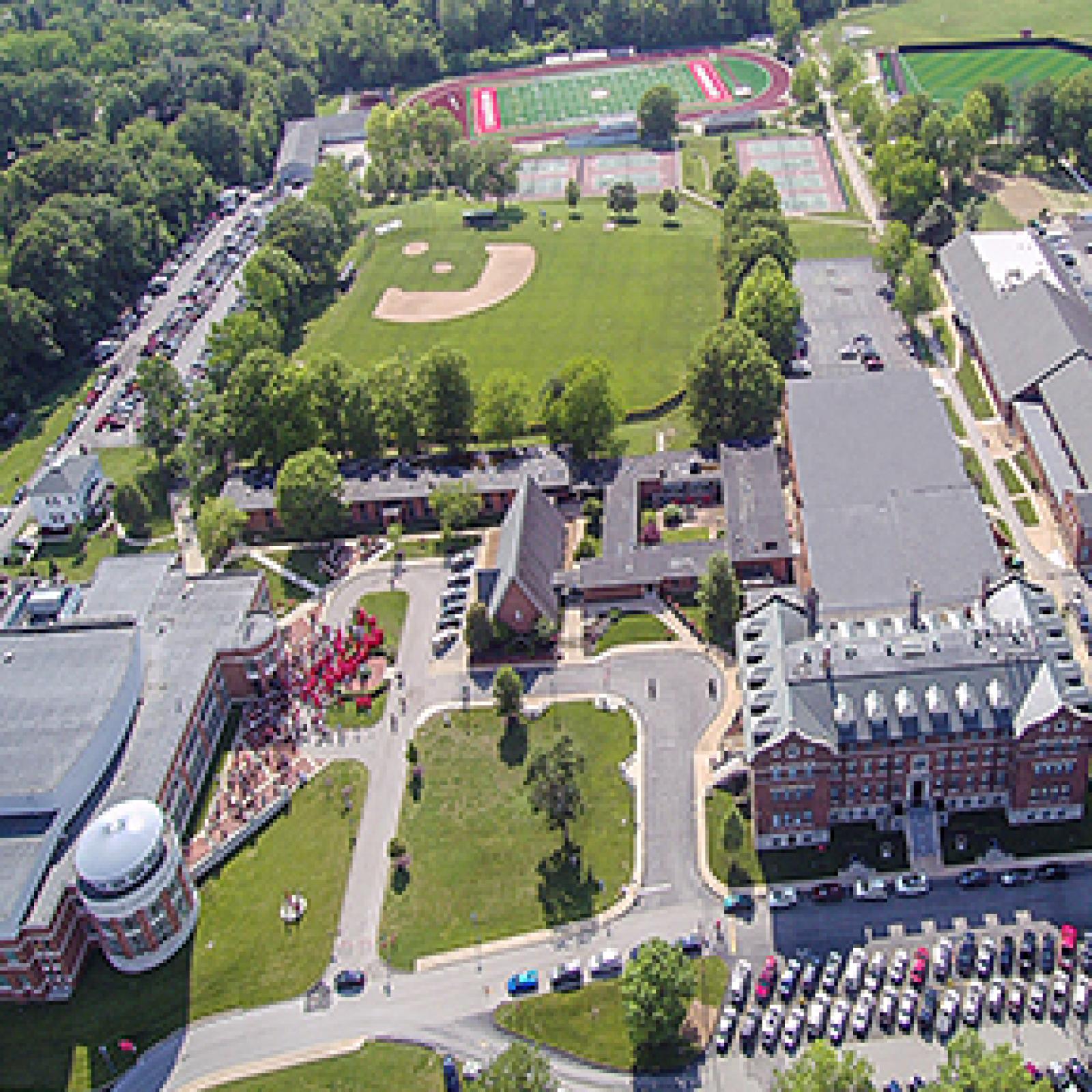 Exterior of the school