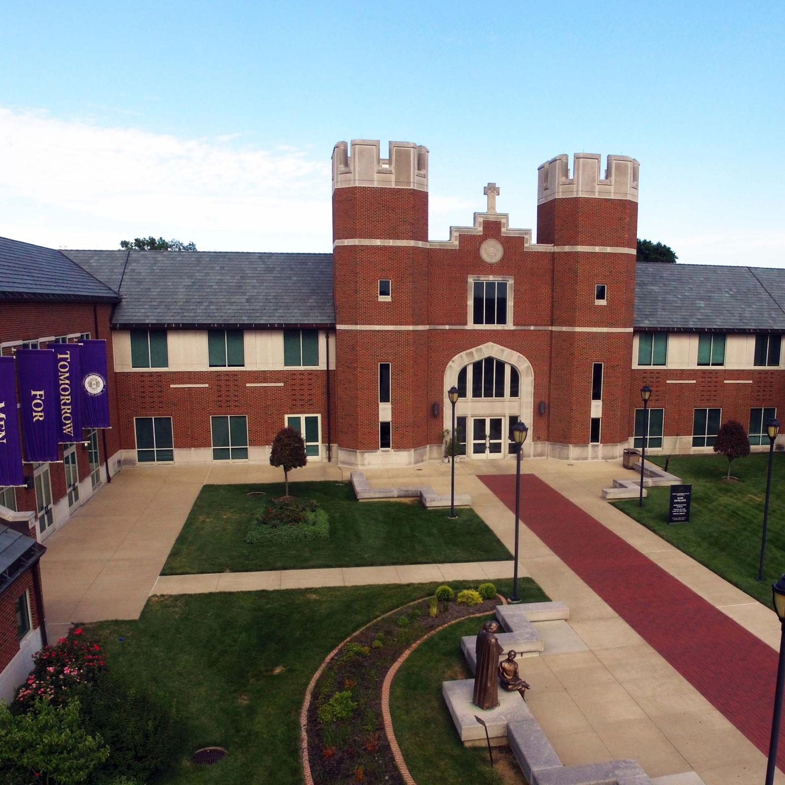 Exterior of the school