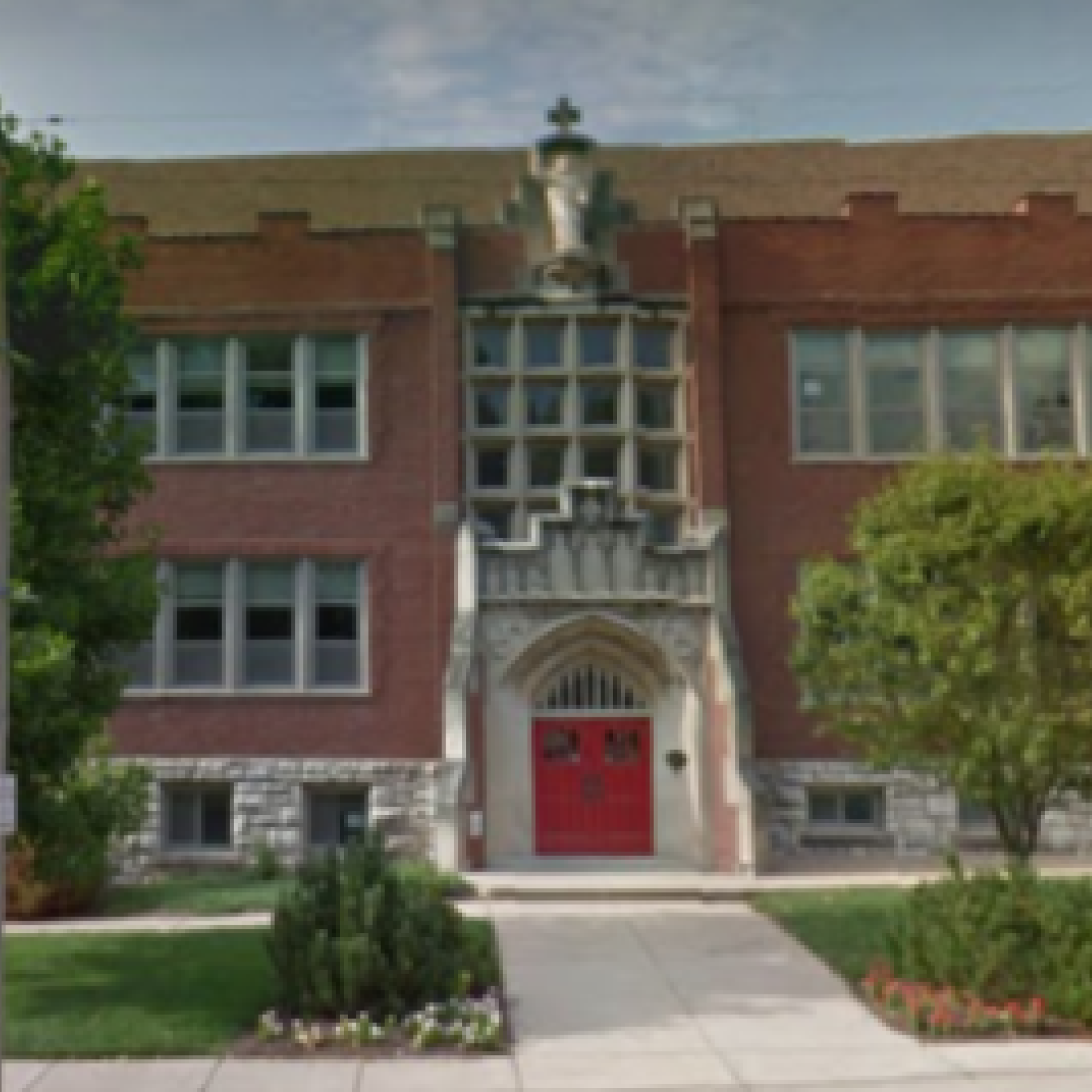 Exterior of the school