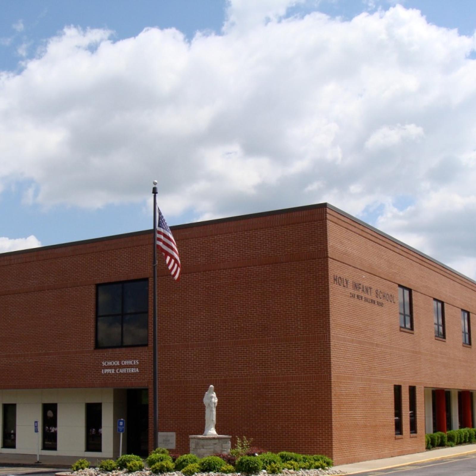 Exterior of the school