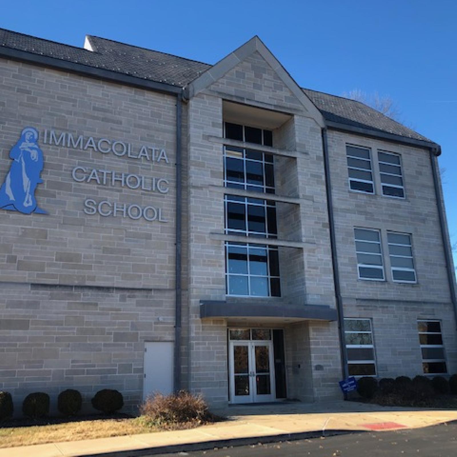 Exterior of the school