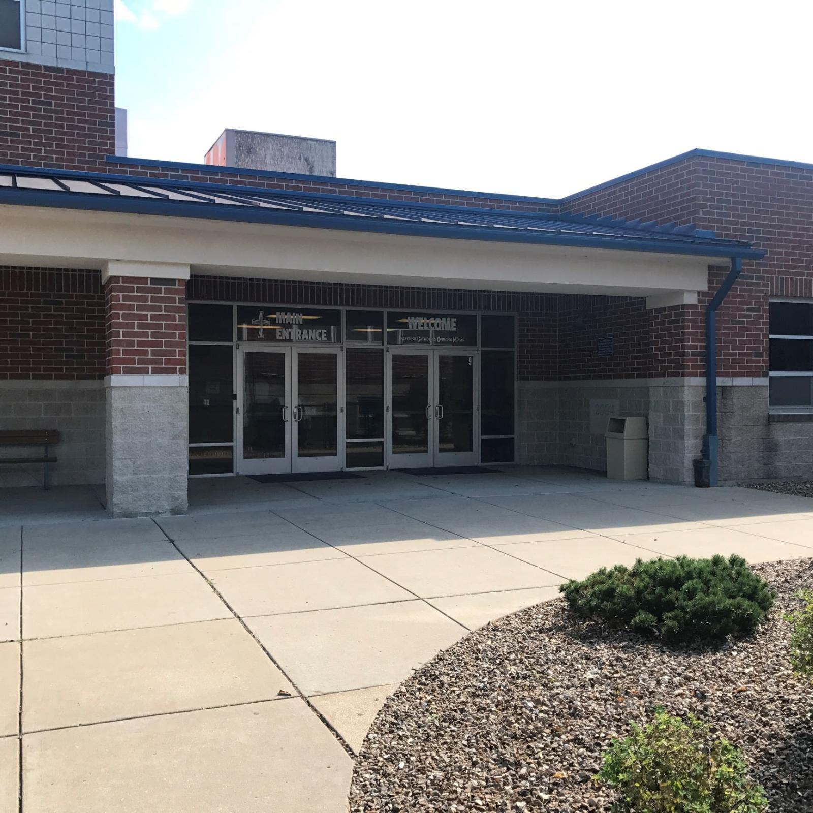 Exterior of the school