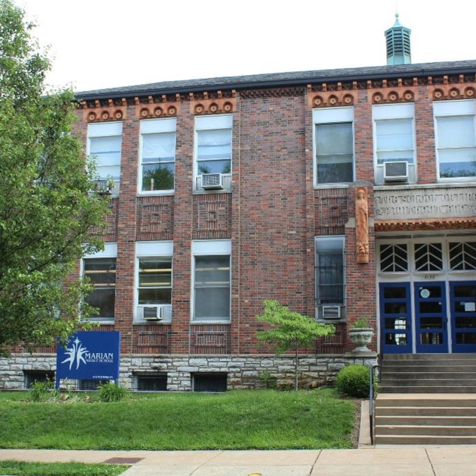 Exterior of the school