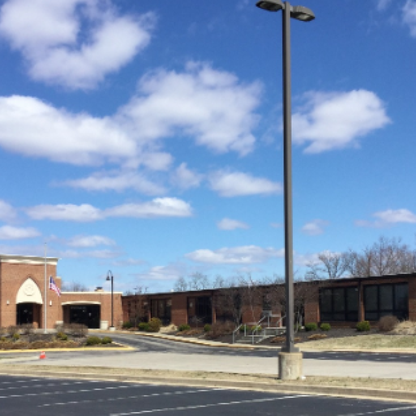 Exterior of the school