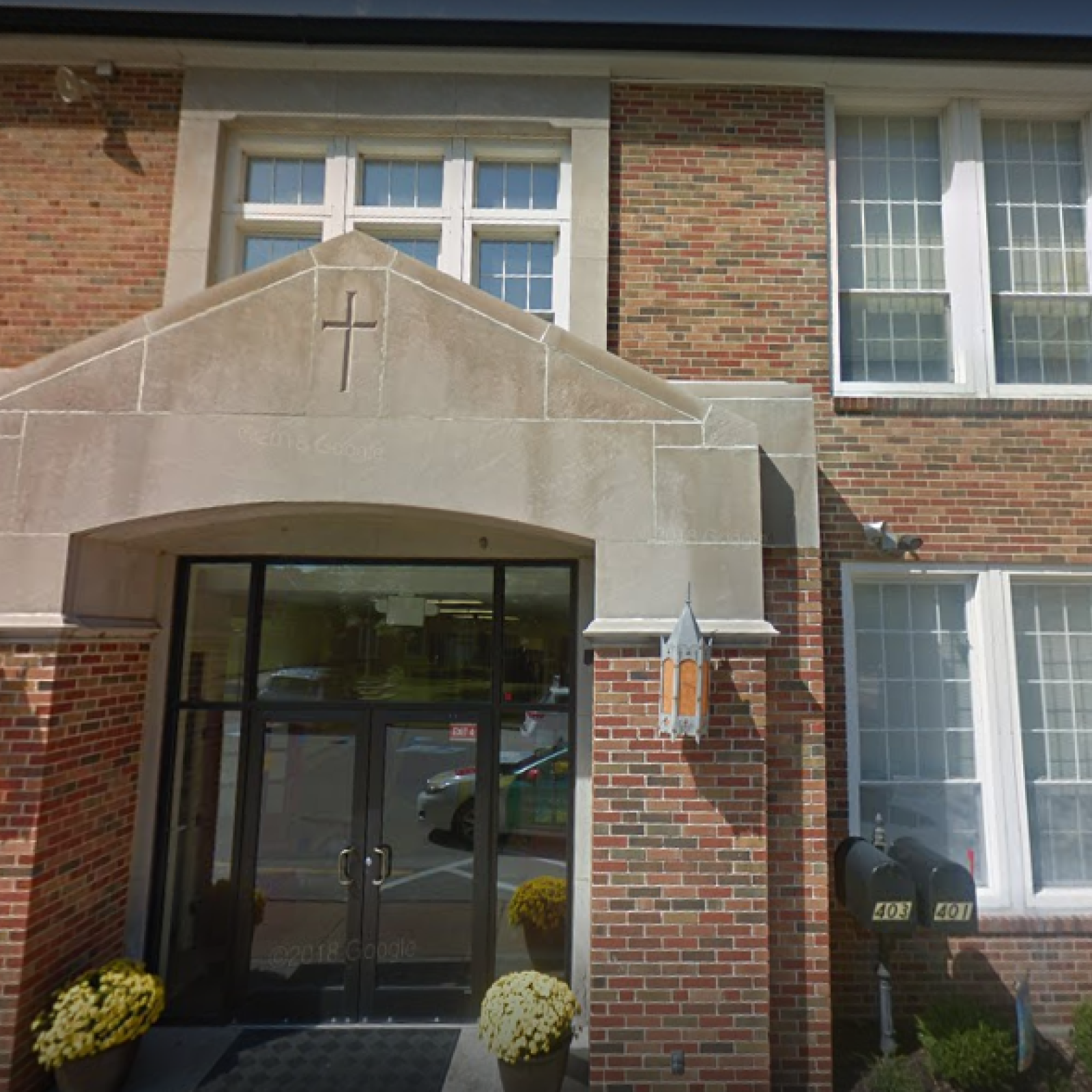 Exterior of the school