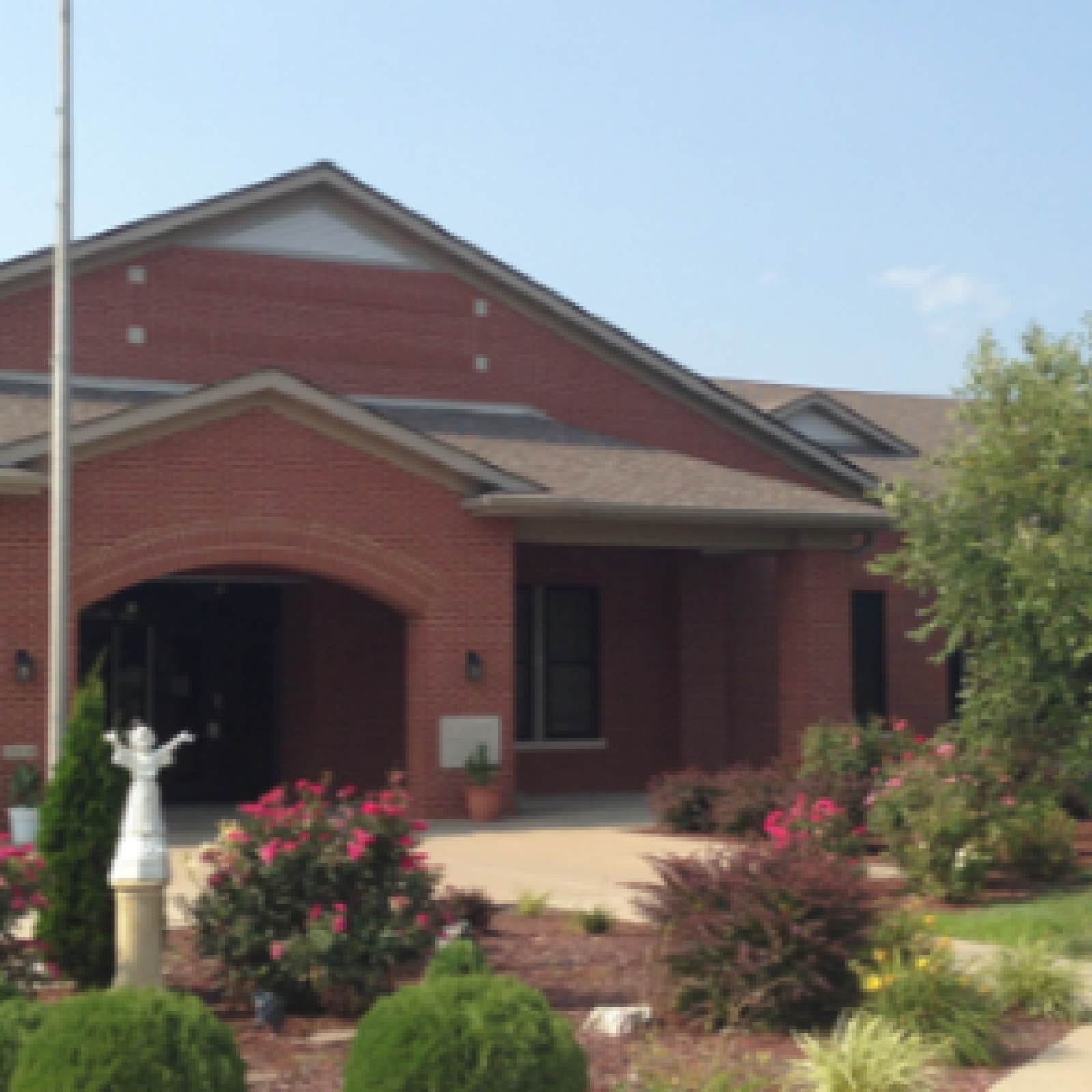 Exterior of the school