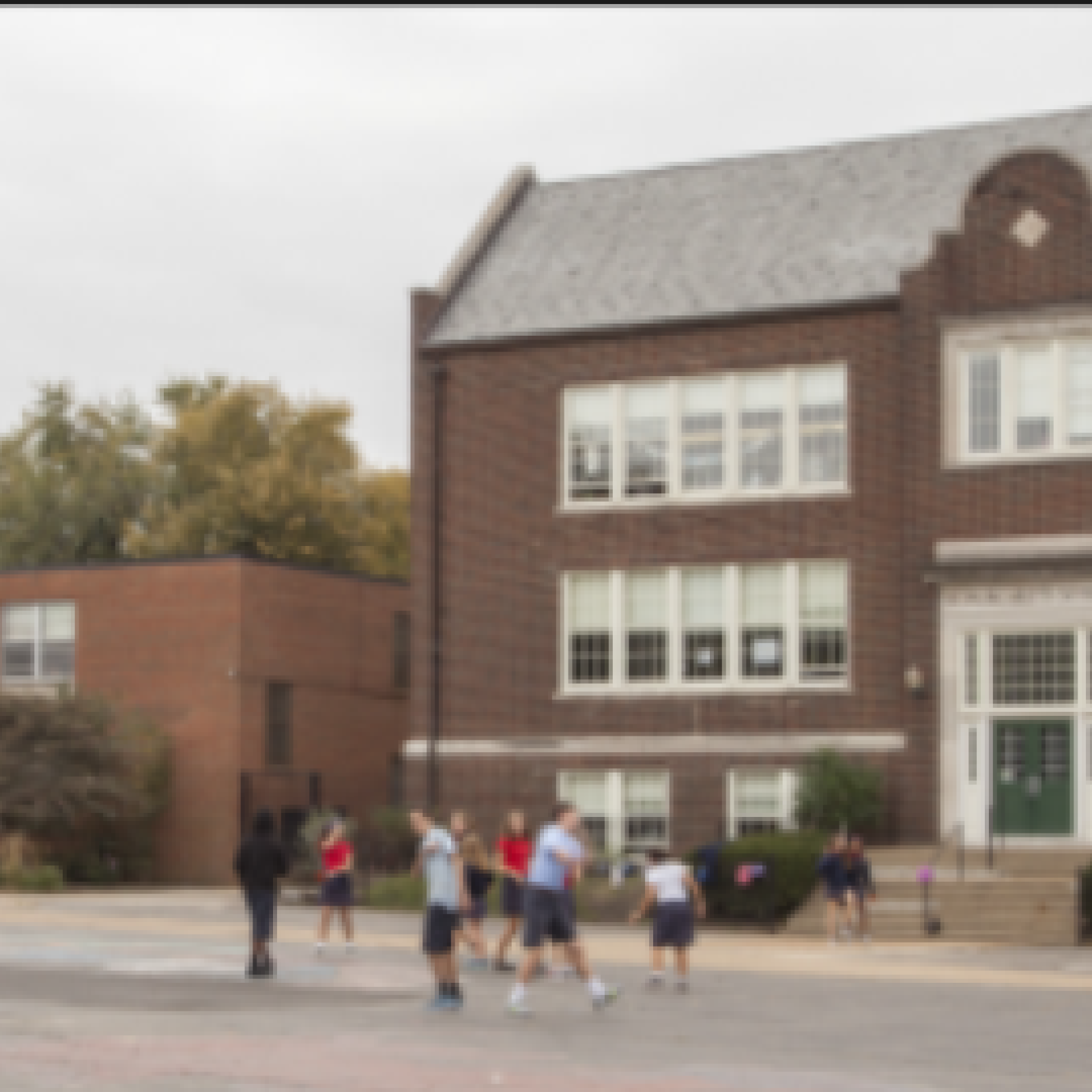Exterior of the school