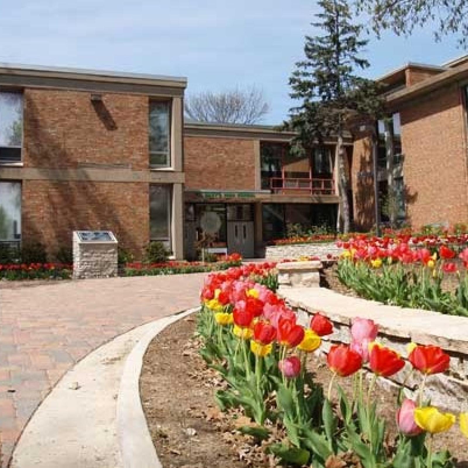 Exterior of the school