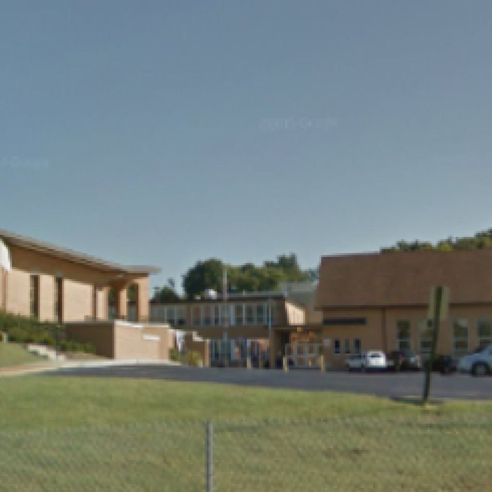 Exterior of the school