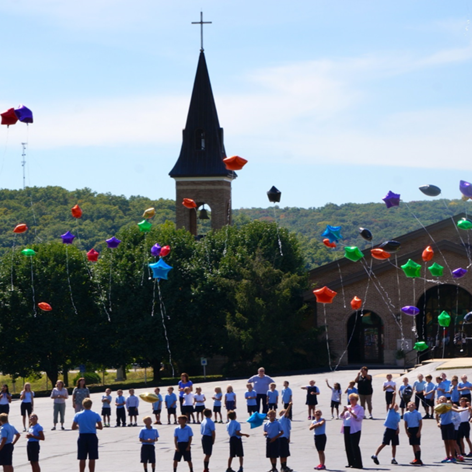 Exterior of the school