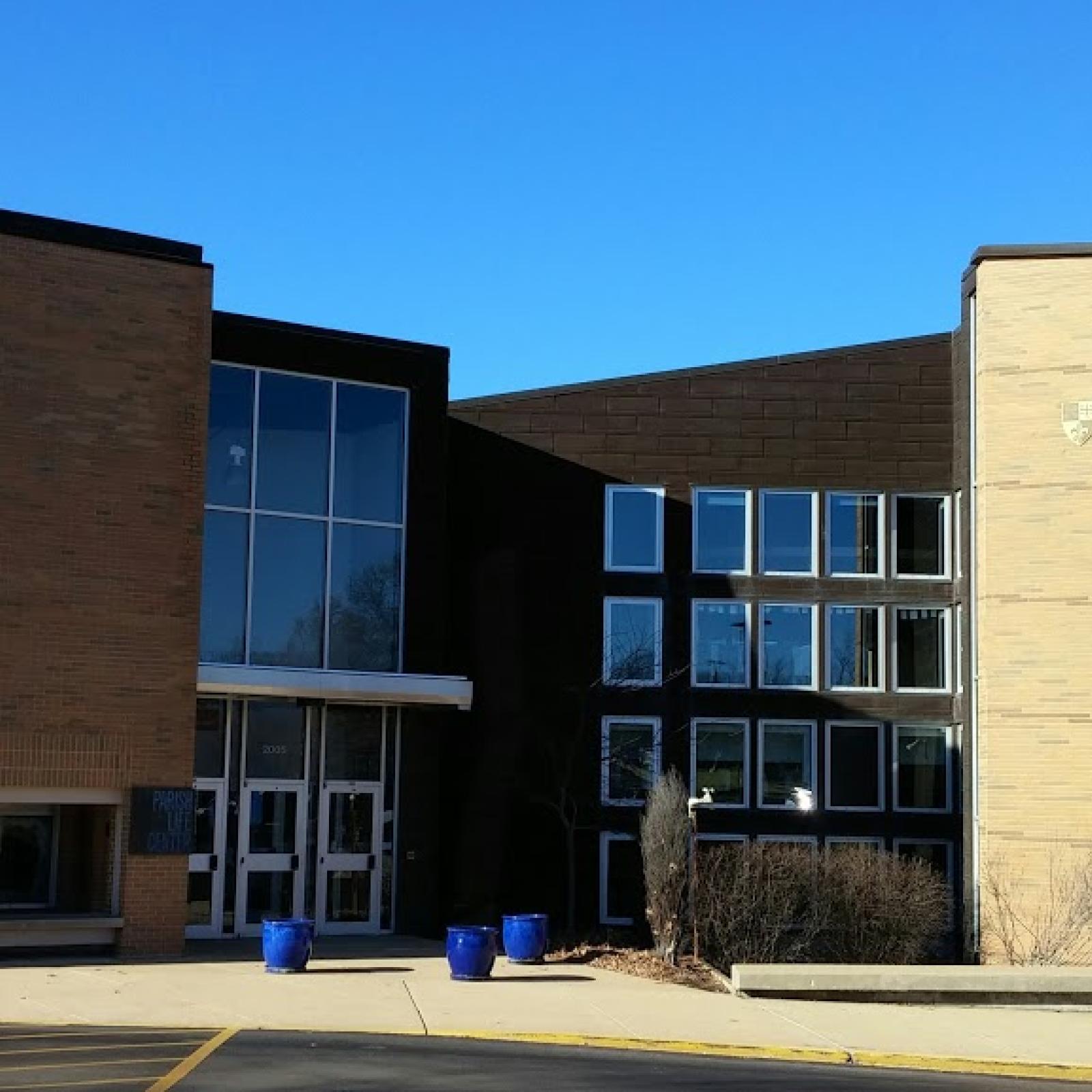 Exterior of the school