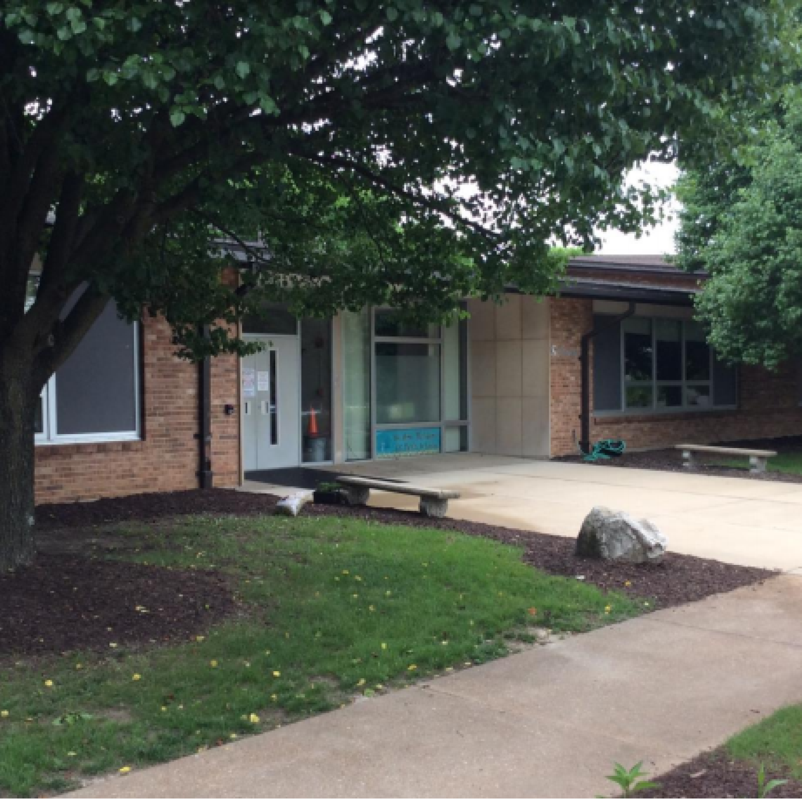 Exterior of the school