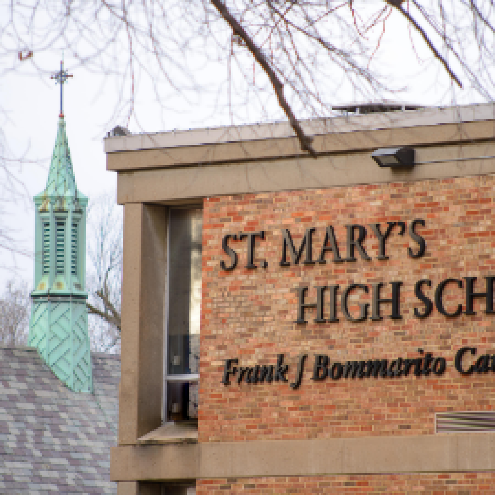 Exterior of the school