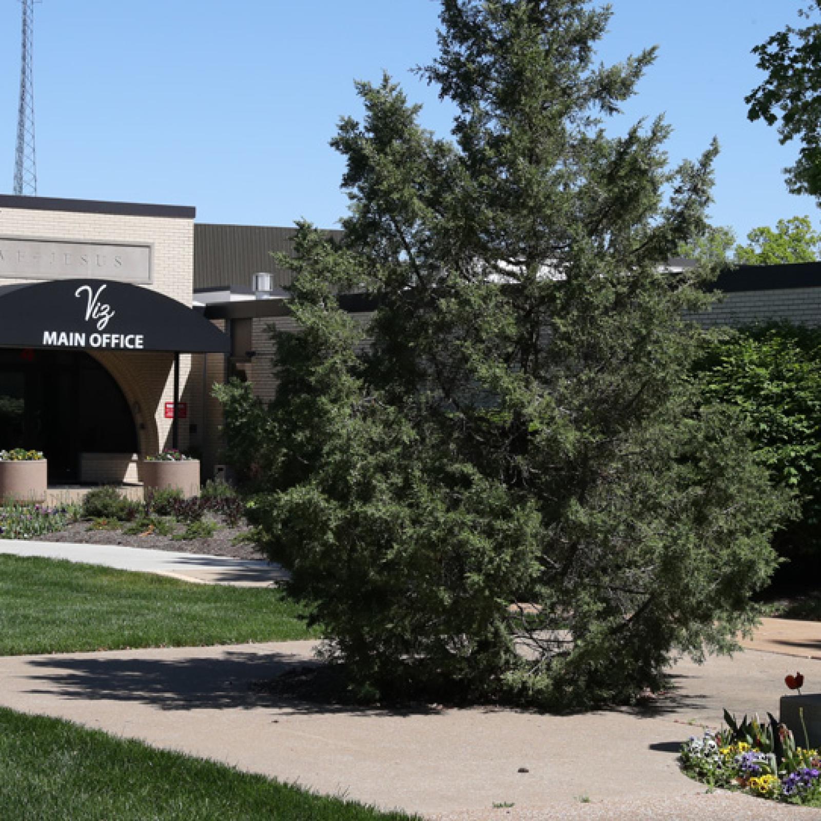 Exterior of the school